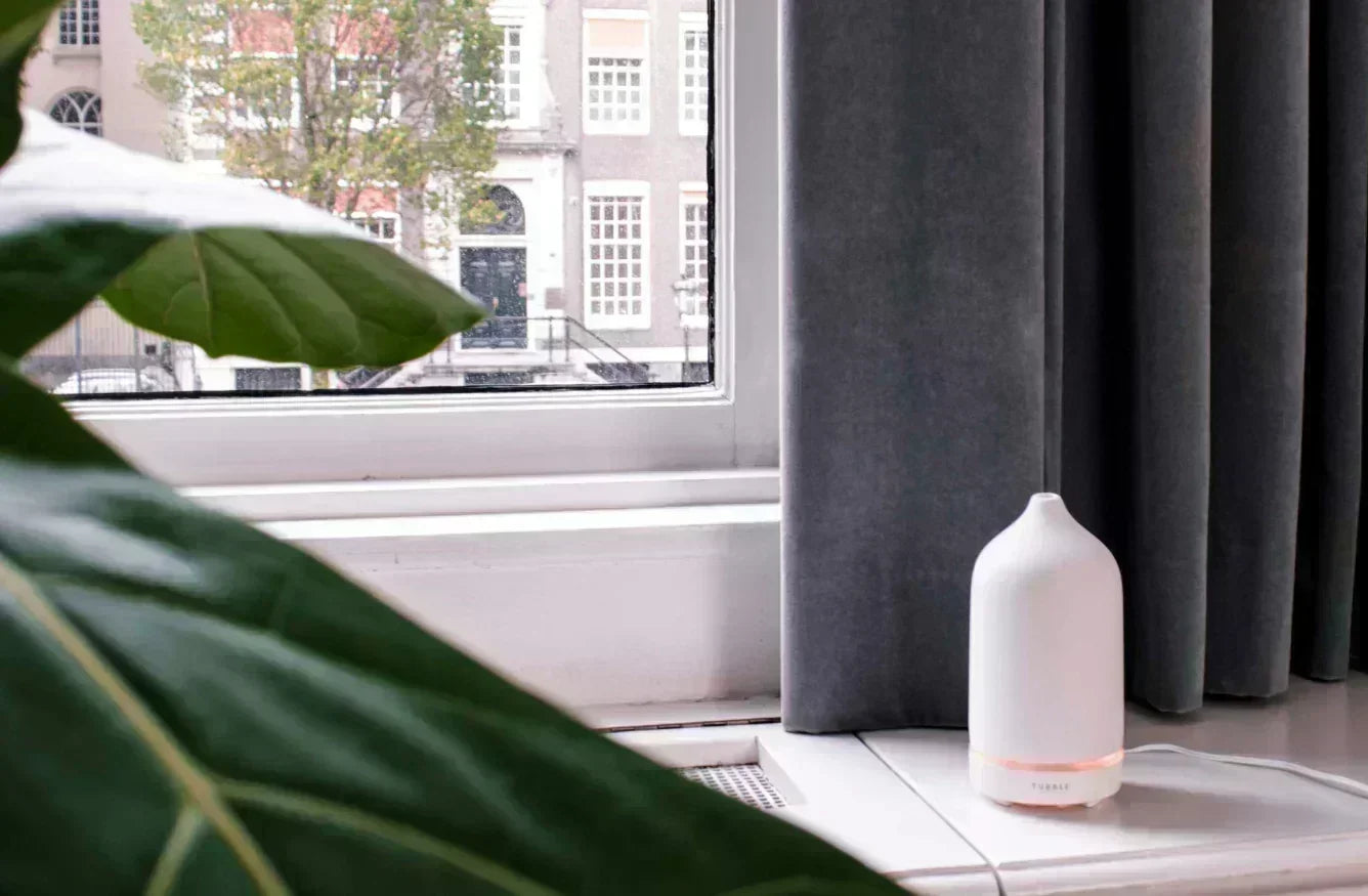 Stone Aroma Diffuser - Seashell White