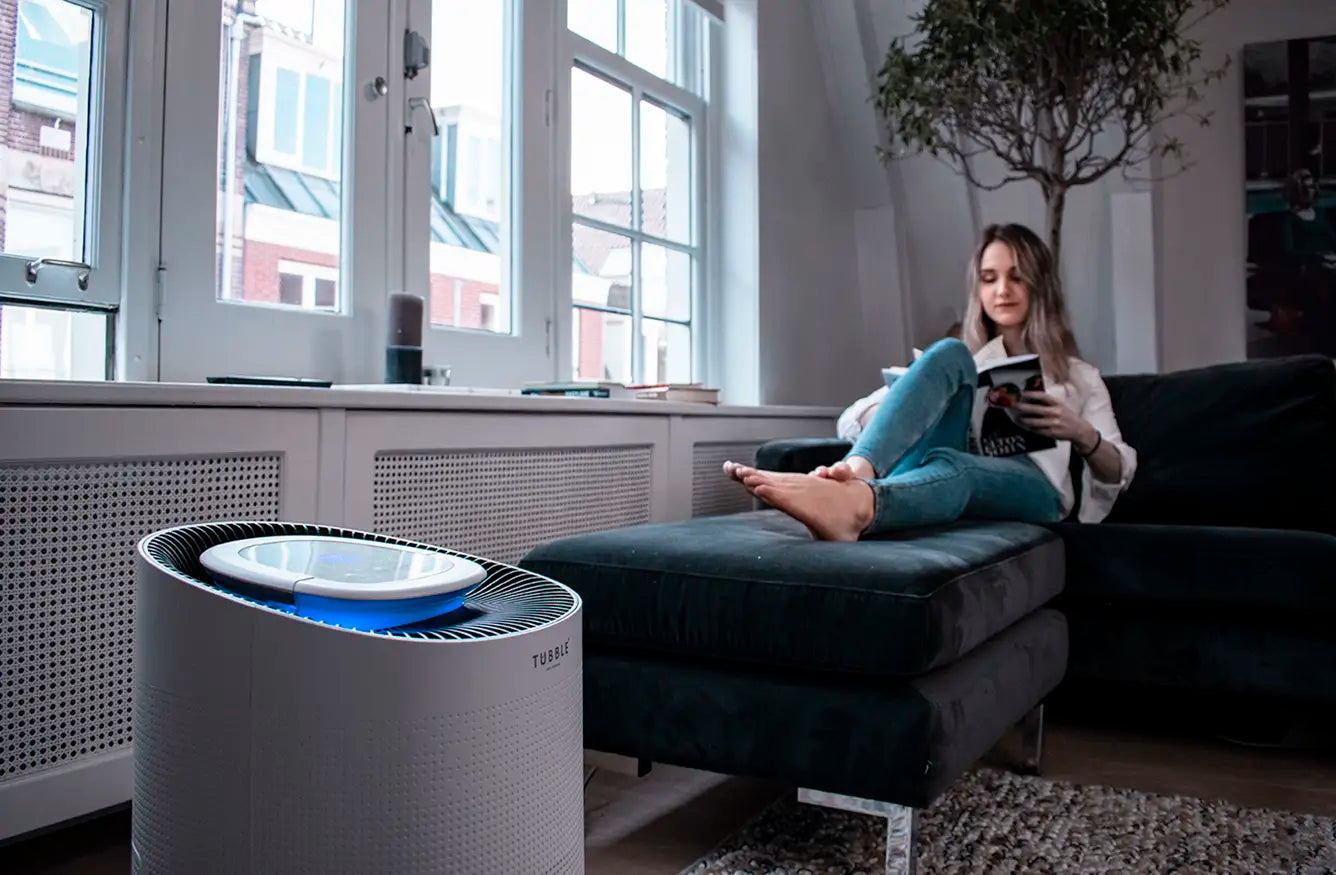 Tubble Air Purifier Max relaxing